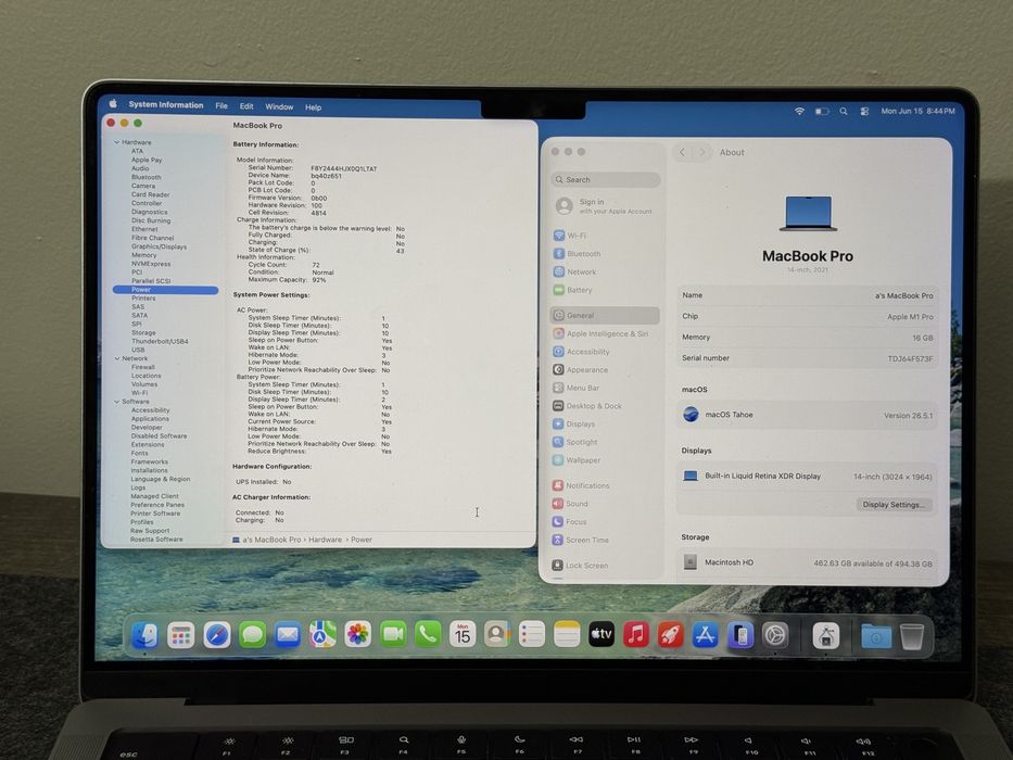 MacBook Pro 14 inch M1 pro 16GB/ 512 GB
