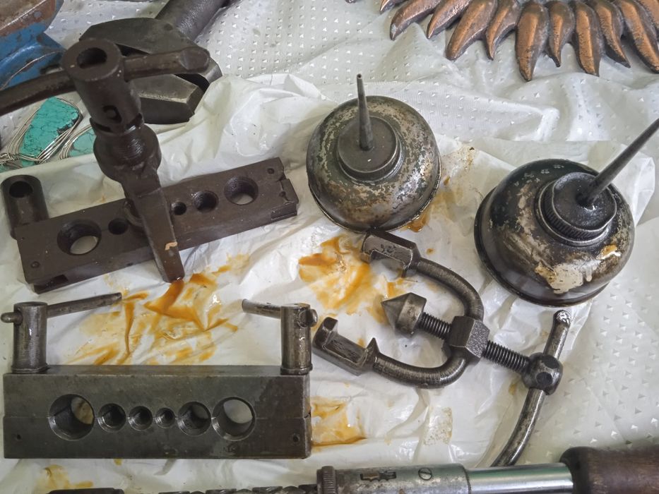 Антик Кайло 60см, Ступки Латунь и Медь старинные инструменты 1924 год