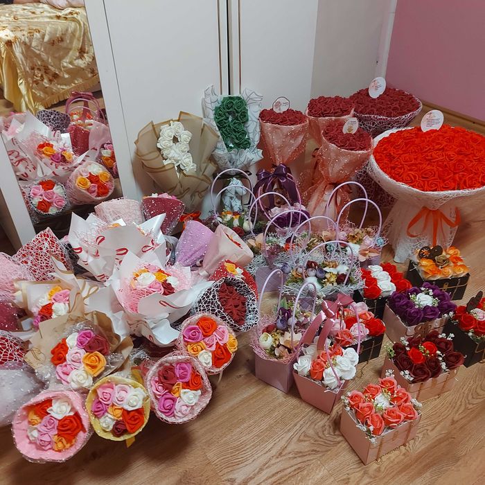 Букети от вечни рози