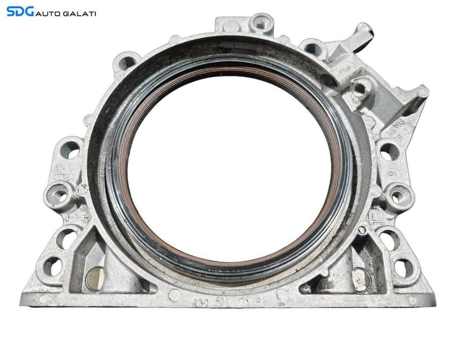 Capac Flansa Simering Vibrochen Arbore Cotit Volkswagen Jetta 1.6 FSI 2005 - 2011 Cod 030103171S [N3847]