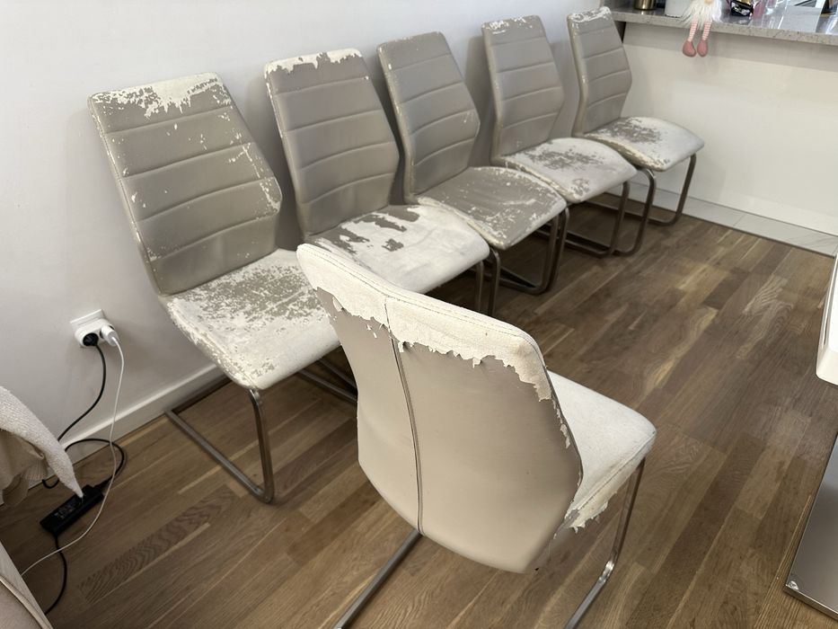 Трапезни столове 6 бр. за претапициране