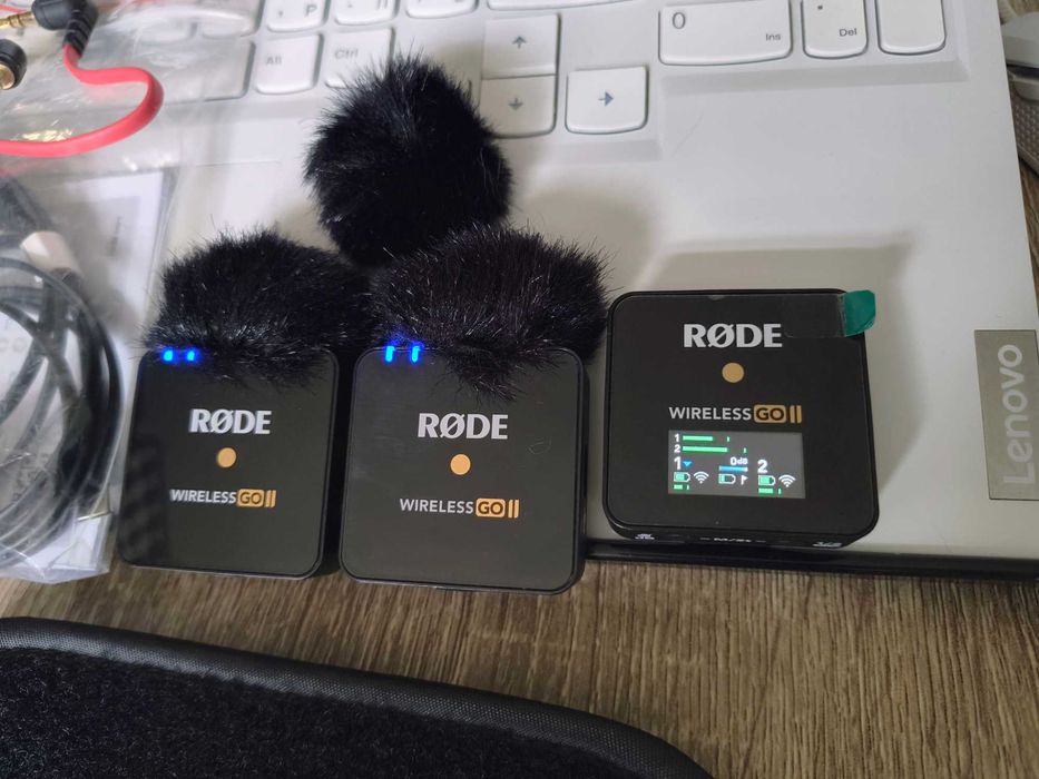 Микрофони: Rode Wireless GO II + Rode Lavalier Go - комплект