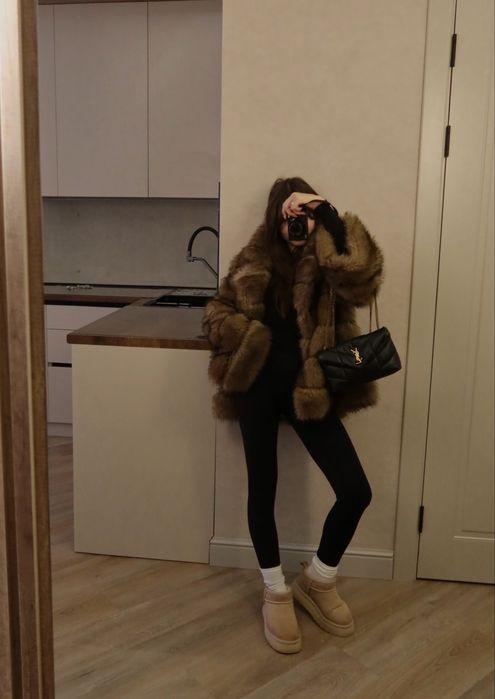 эко-шуба размер S