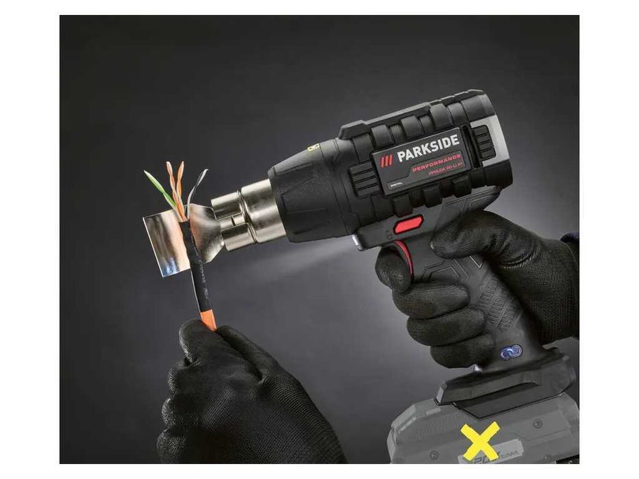 3Г.ГАРАНЦИЯ Акумулаторен пистолет за горещ въздух Parkside