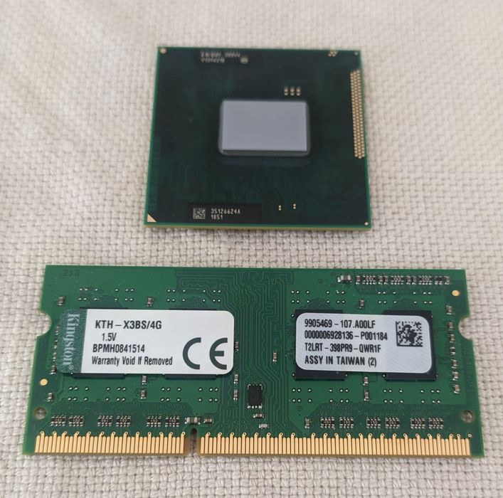 Процесор Intel i5 2540M и 4GB Kingston ddr3 1333 1.5V 1rx8 so-dimm