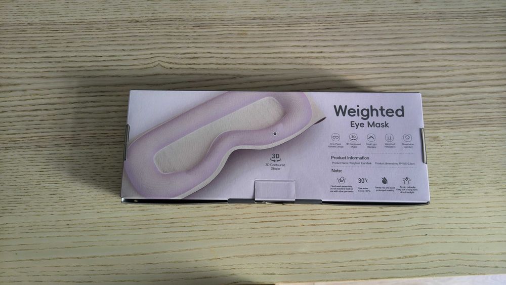 Masca ochelari de dormit premium 3D weighted, nou, memory foam, material respirabil