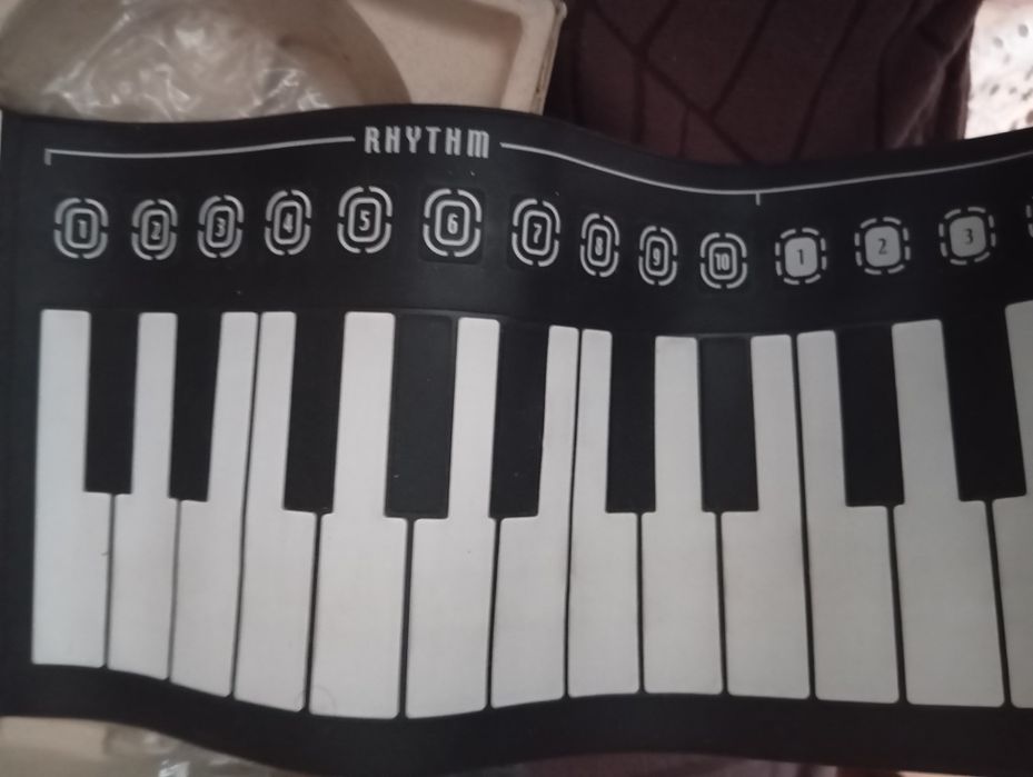 Синтезатор гибкий, пианино, rollin piano