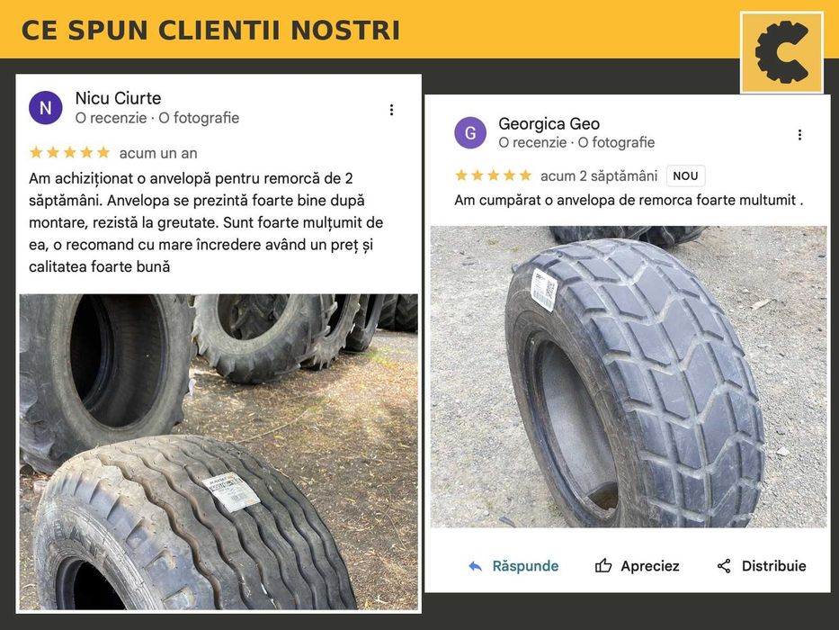 Cauciucuri 11.2R20 280/85R20 Kleber Anvelope Tractor Fata SH TVA