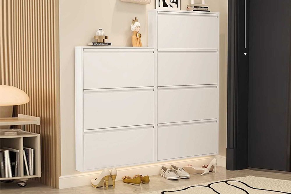 удобный шкаф для прихожей / обувница для всей семьи