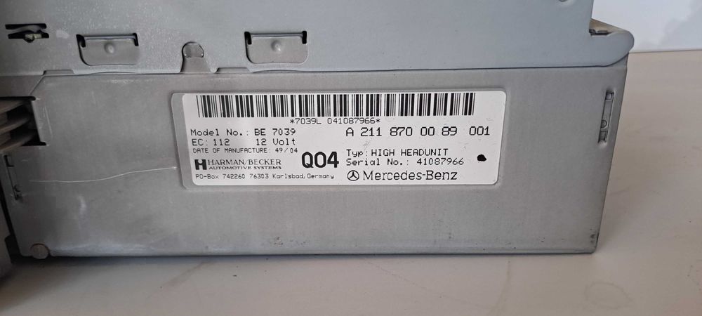 Навигация Mercedes W211