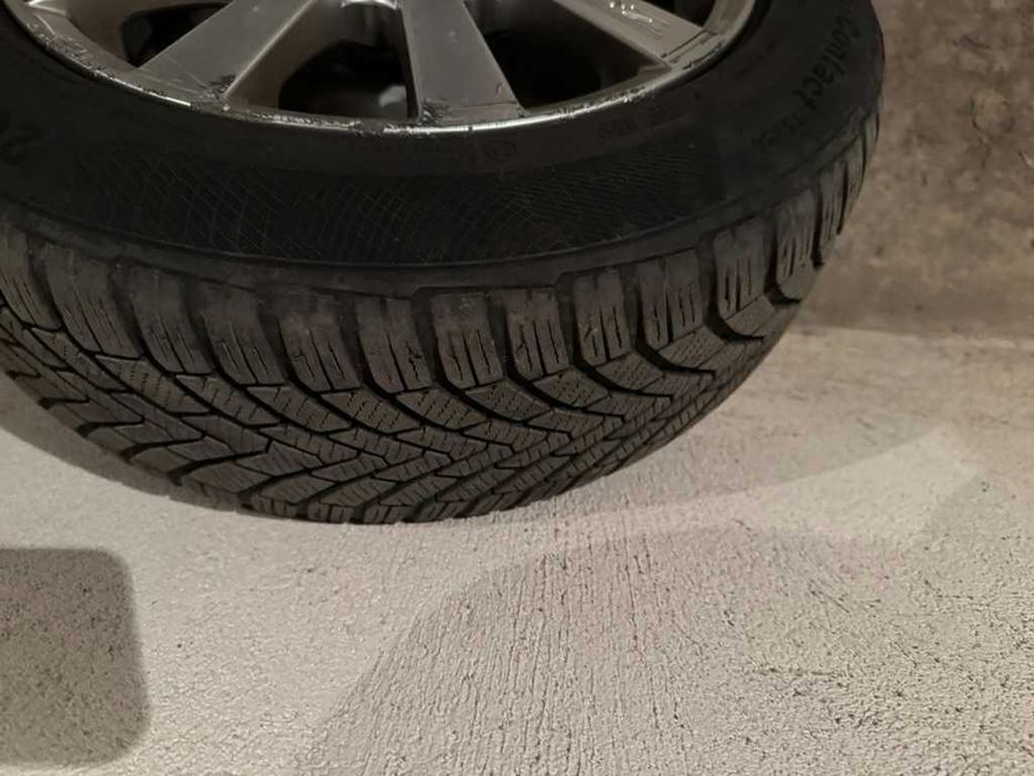 4 броя 205/55 R16, 5x108 Джанти OZ със зимни гуми Continental TS 850