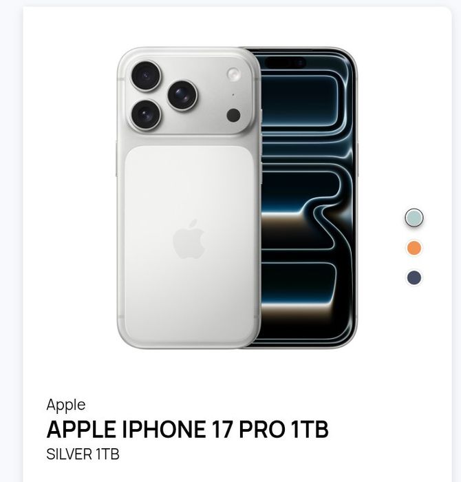 iPhone 17 Pro 1TB