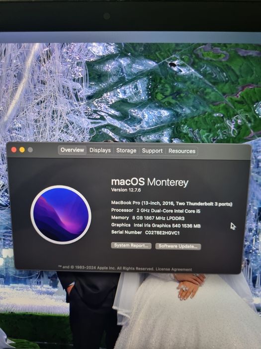 Macbook Pro core i5 2016