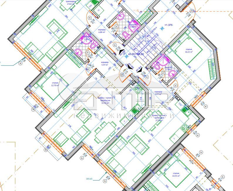 Продава се Двустаен апартамент в Варна, Виница - 69 кв.м за 1754 €/кв.м - Снимка #3