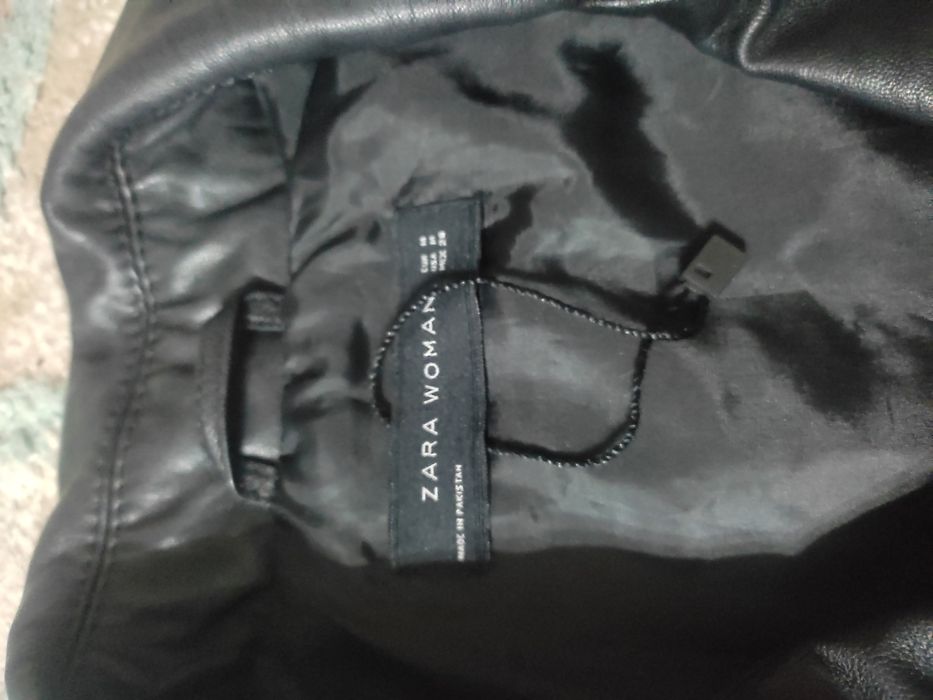 Косуха Zara из натуральной овечьей кожи