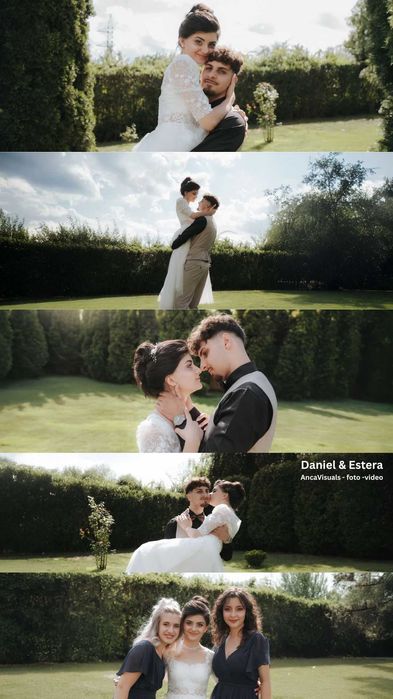 [300 euro] 1+1 Fotograf + videograf (echipa) foto video nunta botez