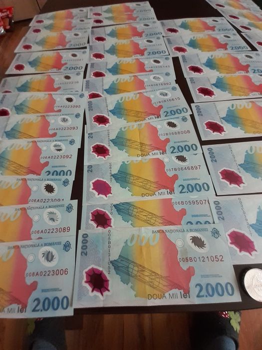 Colectie Bancnote 2000 lei Eclipsa