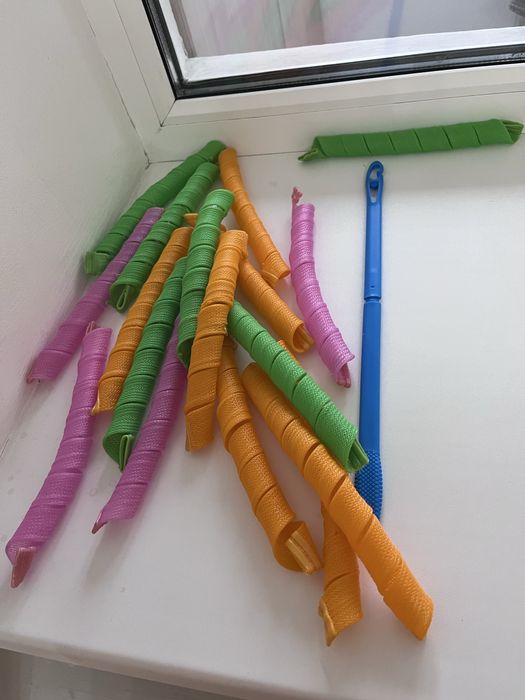 Гибкие спиральные бигуди