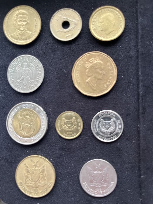 Лот монети - Европа, Азия, Африка, С. Америка