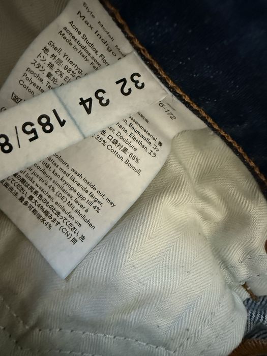 Blugi ACNE STUDIOS Slil Albastru Barbati | Marime 32 x 34 (Talie 82 cm)