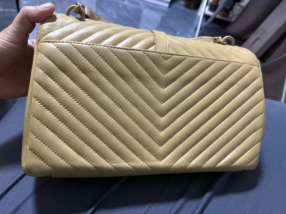 Дамска чанта от естествена кожа ysl