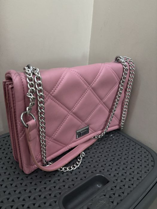 Стилна розова чанта