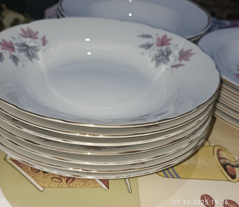 фарфоровая посуда,тарелки,Япония и Чехословакия