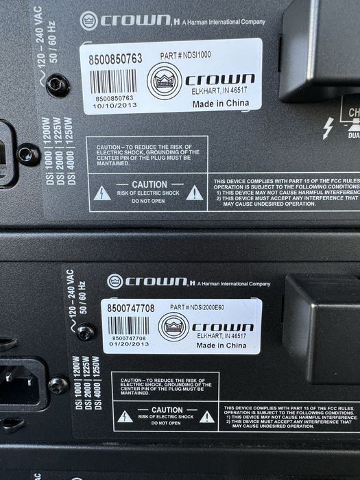 Ampificatoare statii putere jbl crown cinema studio hi-fi fbt xa
