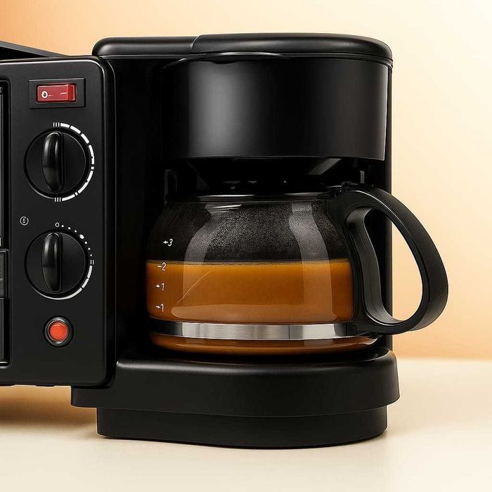 Печка, тостер и кафемашина – 3в1 + ПОДАРЪК Уред за сандвичи