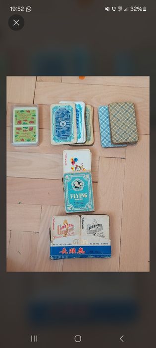 Mega-Lot Jocuri Vintage & Retro – Cărți de Joc (cateva incomplete), 10 Zaruri + Fișe Yams / Kniffel