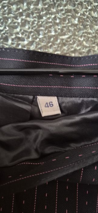 Costum de dama din 2 piese, negru, marimea 46, in stare buna