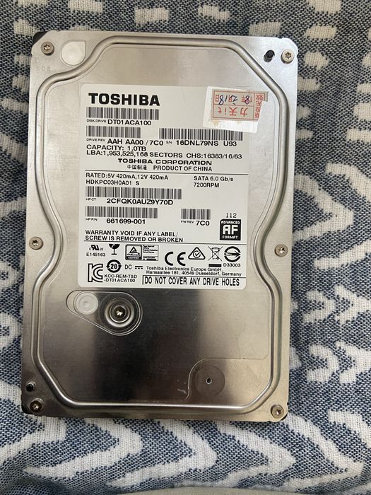 Жесткий диск 1 тб