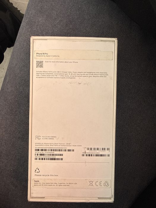 16 про 128 г есим