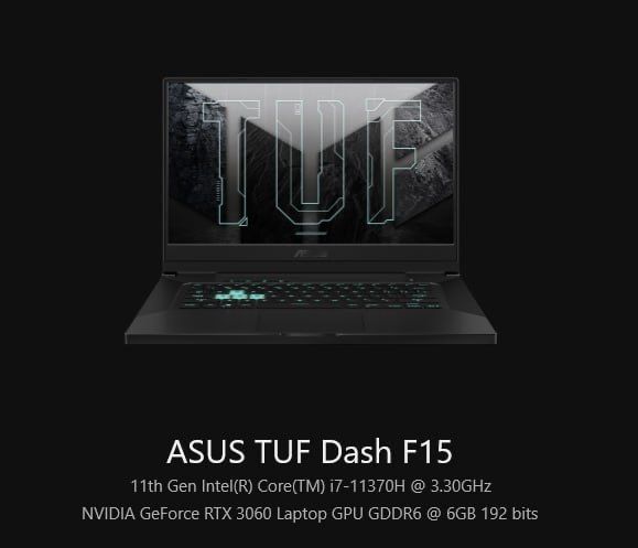 Asus TUF Dash F15