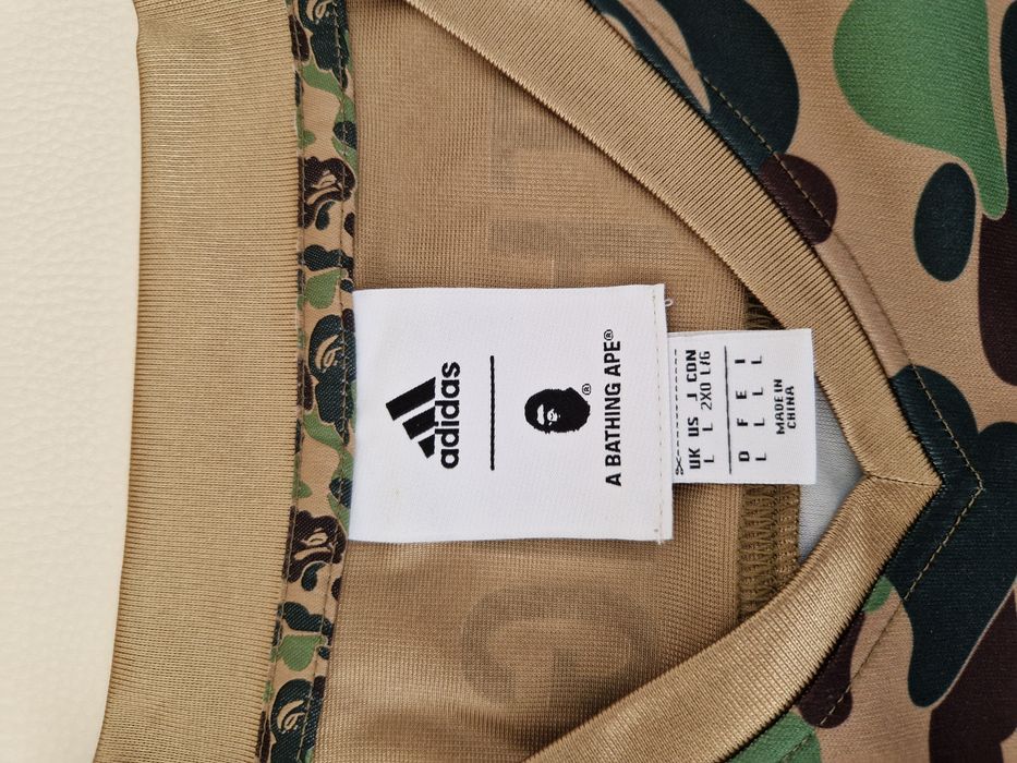 adidas x BAPE Football Jersey "Camouflage #93"