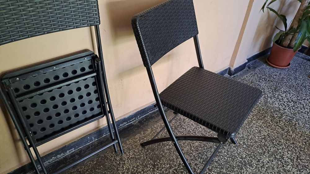 Сгъваеми столове ПВЦ ратан