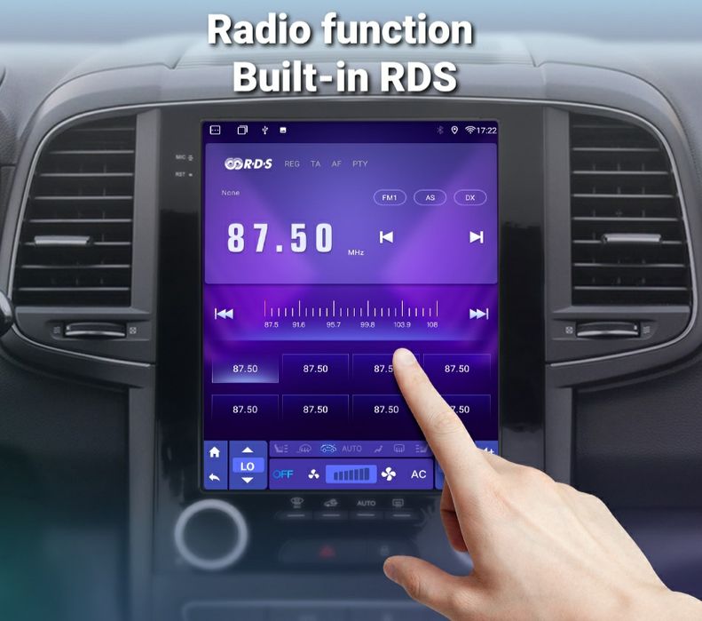 Navigație Android Tesla Renault Koleos/ Megane 4/ Talisman (2017–2020)