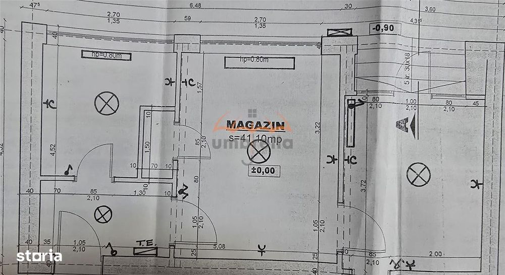 Spatiu comercial de inchiriat str. Horea, 44m², 1100€