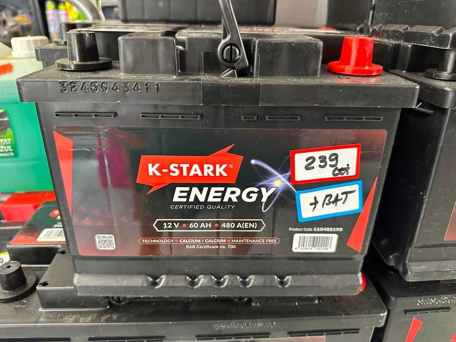 Baterie K-STARK 12V 60AH 480A (EN)