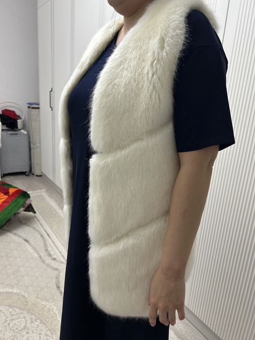 Безрукавка шуба мутон