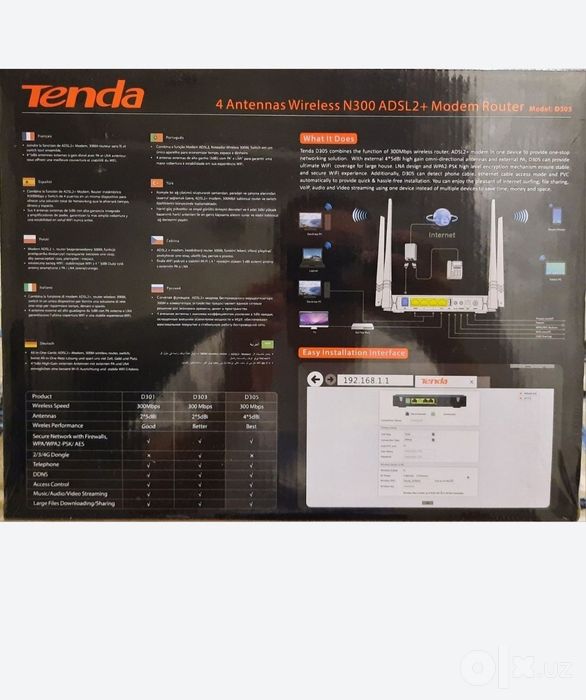 Tenda wifi router