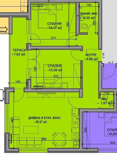 Продава се Тристаен апартамент в Пловдив, Остромила - 108 кв.м за 1000 €/кв.м - Снимка #1