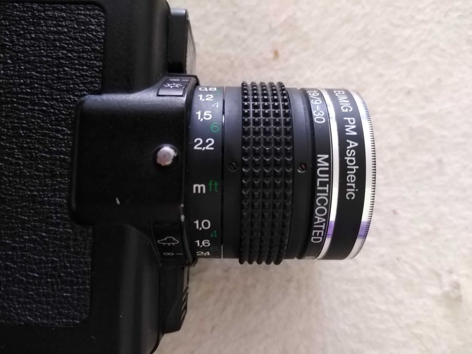 Camera filmare pe film 8 mm EUMIG Mini 3 Servofocus PMA cu caseta film