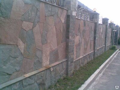 Плитняк для отделки стен фундамента