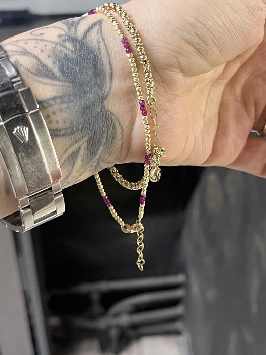 Brățări cu bilute AUR 14K . Ca nou