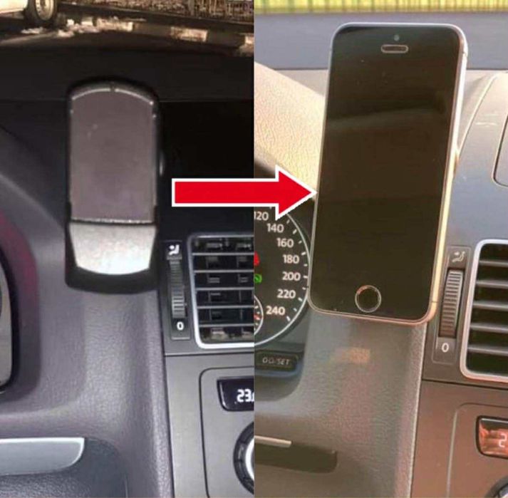Suport magnetic pentru telefon de pus in carkitul VW
