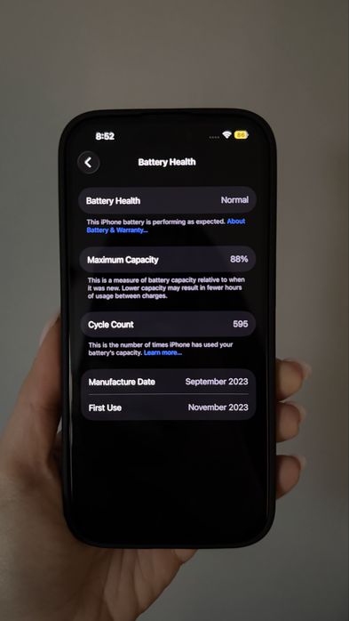 Iphone 15 pro 512GB Blue Titanium 88%