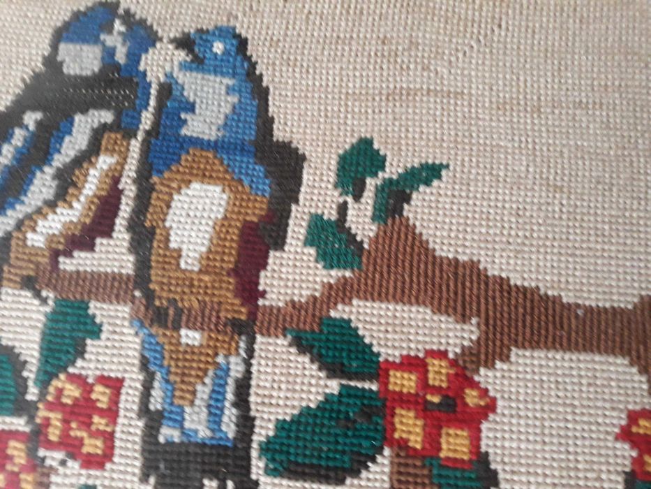 Tablouri vechi, colecție în ulei, cusute „în urma acului ”