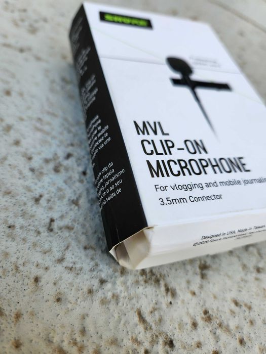 Нов SHURE MVL CLIP ON микрофон