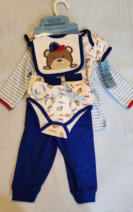 Комплект Carter's для мальчика из 5 предметов.